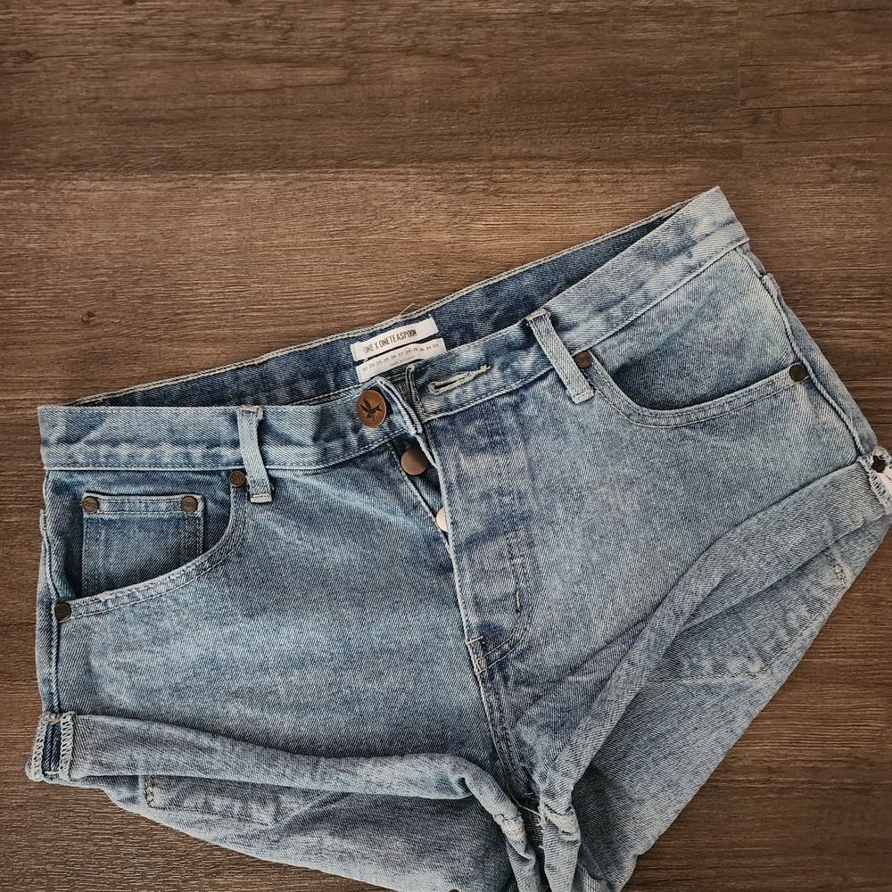 Authentic OneTeaspoon Blue Denim Shorts